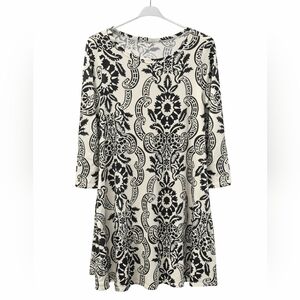 BELLAMIE PAISLEY PRINT SHIFT DRESS.